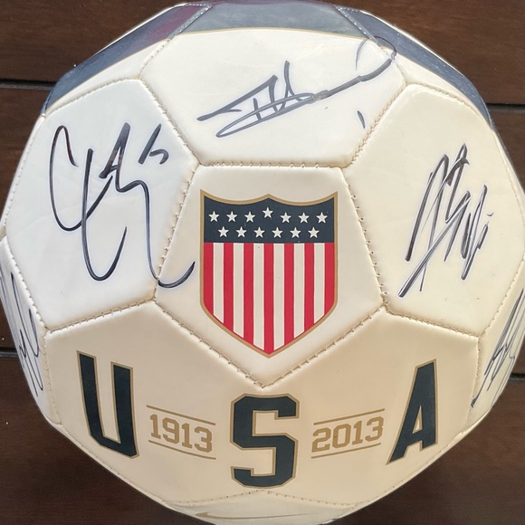 Autographed Nike USMNT USA Soccer Centennial Size 5 Commemorative Ball Rare - Picture 3 of 13